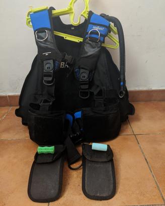 GAV SEAQUEST aqualung taglia L 