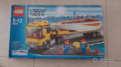 lego city 4643 trasportatore di motoscafo