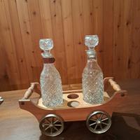 carretto porta olio e aceto