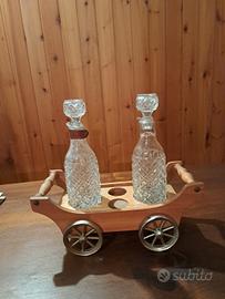 carretto porta olio e aceto