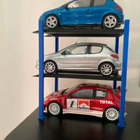 Display espositore 3 auto in scala 1:18