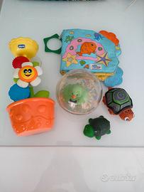 5giochi bagnetto Chicco e Fisher Price