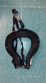 maschera motocross e collare protettivo