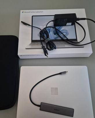 Surface Laptop Go3 12.4 core 5 + Accessori