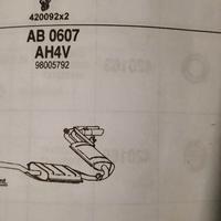 Terminale scarico A112 Abarth