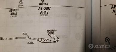 Terminale scarico A112 Abarth
