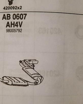 Terminale scarico A112 Abarth