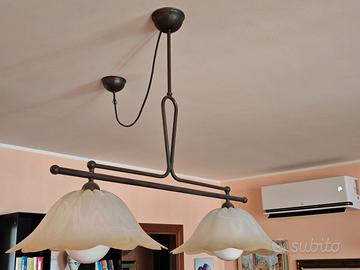lampadario a bilanciere stile liberty 