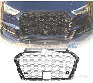 GRIGLIA PER AUDI A3 8V 17-19 LOOK RS3 NERO ACC