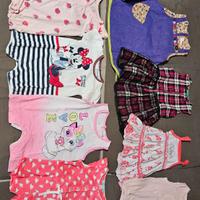 Lotto 47 pezzi abbigliamento neonata 9 mesi estivo