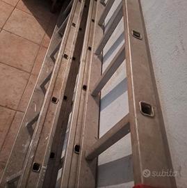 Scala 15 metri 3 pezzi componibili alluminio