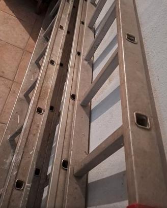 Scala 15 metri 3 pezzi componibili alluminio