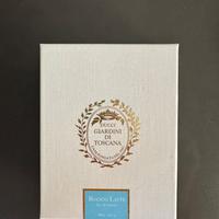 Scatola bianco latte e flacone VUOTO