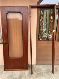 PORTE IN LEGNO CON VETRO