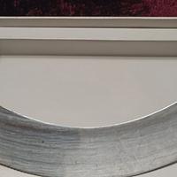 Mezza luna acciaio inox 