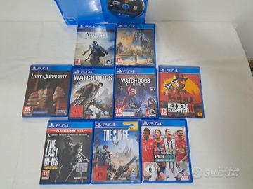 Lotto 10 giochi PS4 originali – Watch Dogs, RDR2