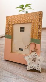 Coppia di cornici in legno 