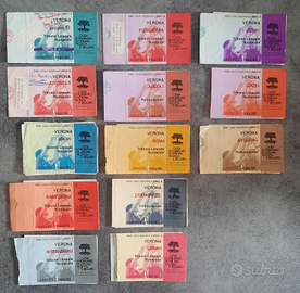 Biglietti hellas verona campione d'italia 84/85