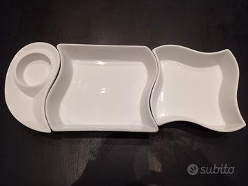 Set antipasti con porta candela