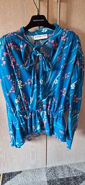 Blusa Balenciaga Lavalliere Floral 