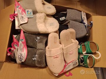 lotto 70 ciabatte&pantofole 