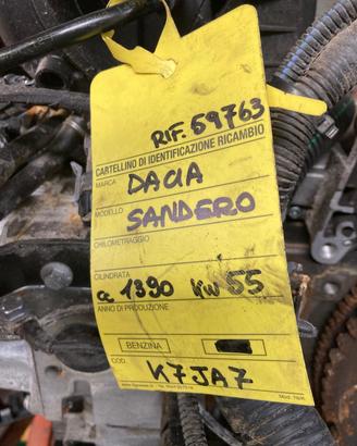 MOTORE COMPLETO DACIA Sandero 1° Serie K7JA7 MOTO