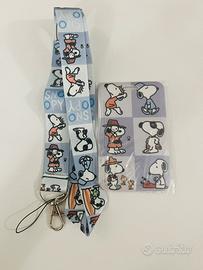 Porta Badge e Documenti Snoopy