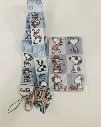 Porta Badge e Documenti Snoopy