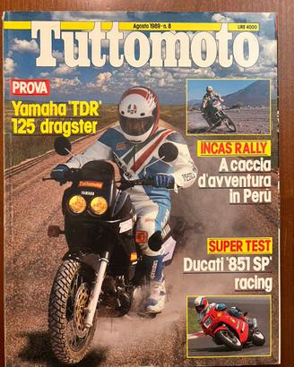 Rivista Tuttomoto agosto 1989