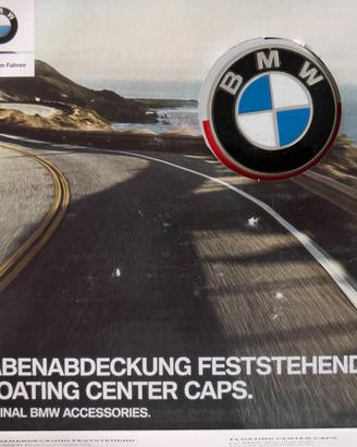 4 Coprimozzi Flottanti BMW 68mm - 50° Anniversary 
