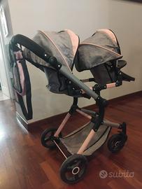 Passeggino gemelli gioco