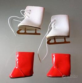 Dolce Emy ? lotto scarpe e pattini bambola vintage