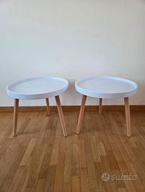 due comodini stile scandinavo