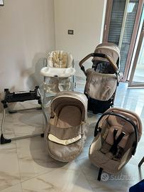 TRIO PEG PEREGO MON AMOUR ELITE COME NUOVO + BASE
