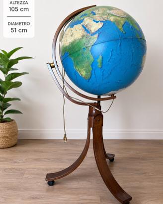Mappamondo luminoso da arredo Ø51cm