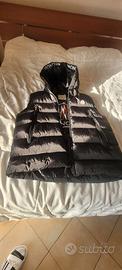 Gillet smanicato Moncler nuovo, unisex, taglia XL