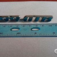 Scritta originale Ferrari 599_GTB metallo cromato