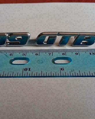 Scritta originale Ferrari 599_GTB metallo cromato