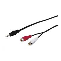 Cavo Audio Jack M 3,5 mm a 2 RCA F 1,5 MT