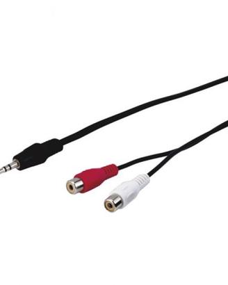 Cavo Audio Jack M 3,5 mm a 2 RCA F 1,5 MT