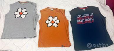 Lotto n. 3 T-shirt GURU (grigio-blu-arancio)