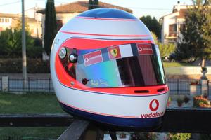 Casco replica Barrichello F1 USA 2002 - Arai sk5