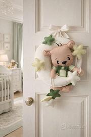 Fiocchi nascita fatti a mano