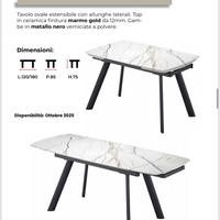 Tavoli effetto marmo