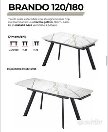 Tavoli effetto marmo