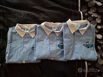 3 grembiulini siggi asilo 24/30 mesi 92 cm