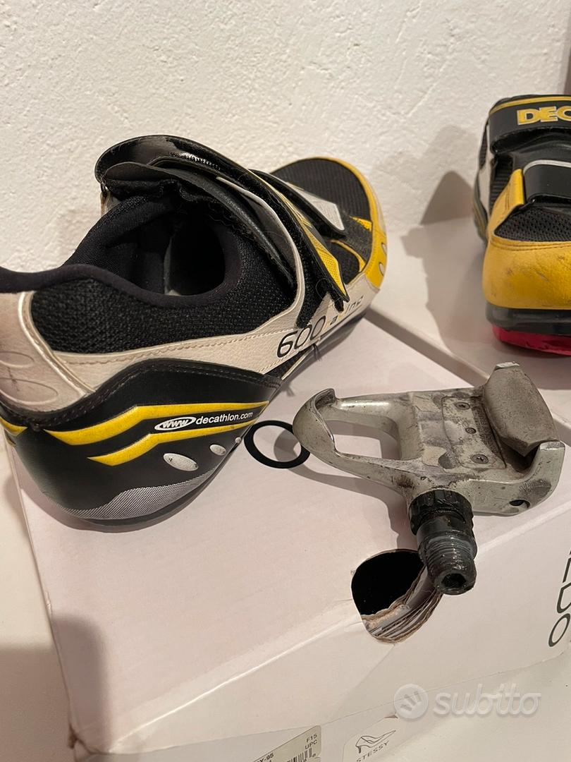 Attacchi scarpe bici hot sale da corsa decathlon