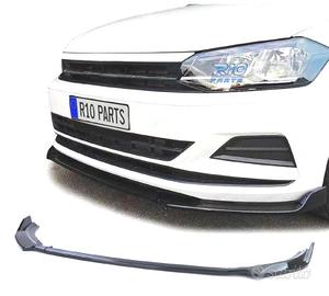 SPOILER LIP VOLKSWAGEN VW POLO 6 2G AW 17- NERO LU