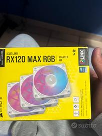 Corsair iCUE LINK RX120 MAX RGB 3 ventole BIANCO-