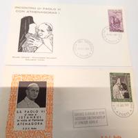 VATICANO Buste FDC Papa Paolo VI a Istanbul 1967